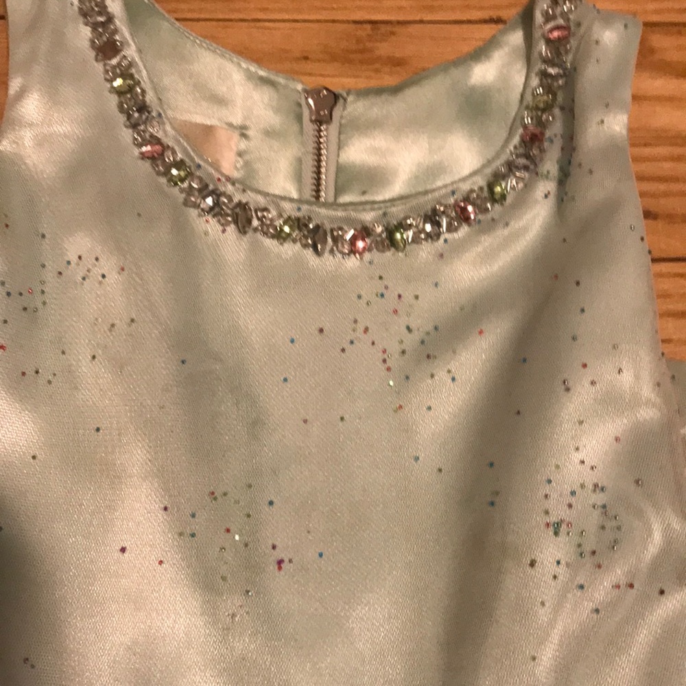 Girls mint green dress - Picture 2 of 4